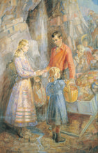 Load image into Gallery viewer, Handcart Pioneers at the Waterfall
