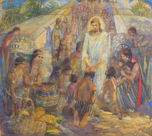 Load image into Gallery viewer, Christ Blesses the Nephites at the Bountiful Temple
