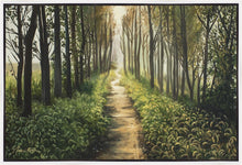 Load image into Gallery viewer, Enjoy The Beauty On Your Broken Path, Forest Walkway
