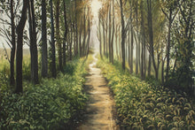 Load image into Gallery viewer, Enjoy The Beauty On Your Broken Path, Forest Walkway

