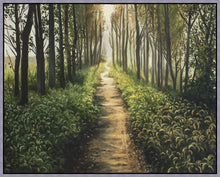 Load image into Gallery viewer, Enjoy The Beauty On Your Broken Path, Forest Walkway
