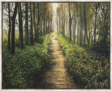 Load image into Gallery viewer, Enjoy The Beauty On Your Broken Path, Forest Walkway
