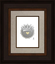 Load image into Gallery viewer, 2 Crowns GRAPHITE Large Wall Art Gallery Wrap
