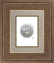 Load image into Gallery viewer, 2 Crowns GRAPHITE Large Wall Art Gallery Wrap
