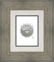 Load image into Gallery viewer, 2 Crowns GRAPHITE Large Wall Art Gallery Wrap
