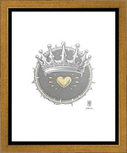 Load image into Gallery viewer, 2 Crowns GRAPHITE Large Wall Art Gallery Wrap
