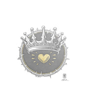 Load image into Gallery viewer, 2 Crowns GRAPHITE Large Wall Art Gallery Wrap
