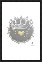 Load image into Gallery viewer, 2 Crowns GRAPHITE Gallery Wrap
