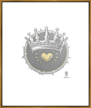 Load image into Gallery viewer, 2 Crowns GRAPHITE Large Wall Art Gallery Wrap
