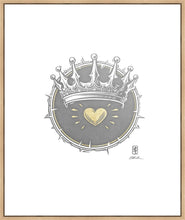 Load image into Gallery viewer, 2 Crowns GRAPHITE Large Wall Art Gallery Wrap
