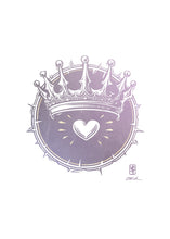 Load image into Gallery viewer, 2 Crowns LAVENDER Large Wall Art Gallery Wrap
