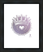 Load image into Gallery viewer, 2 Crowns LAVENDER Large Wall Art Gallery Wrap
