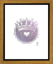 Load image into Gallery viewer, 2 Crowns LAVENDER Large Wall Art Gallery Wrap
