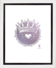 Load image into Gallery viewer, 2 Crowns LAVENDER Large Wall Art Gallery Wrap
