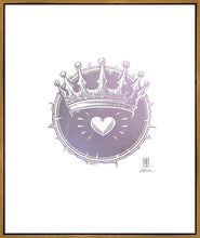Load image into Gallery viewer, 2 Crowns LAVENDER Large Wall Art Gallery Wrap
