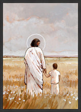 Load image into Gallery viewer, I'll Walk With You - Boy Large Wall Art
