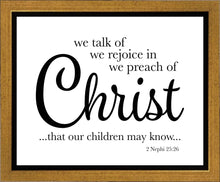 Load image into Gallery viewer, We Talk of Christ Gallery Wrap

