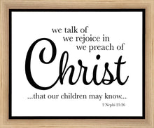 Load image into Gallery viewer, We Talk of Christ Gallery Wrap
