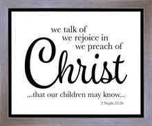 Load image into Gallery viewer, We Talk of Christ Gallery Wrap
