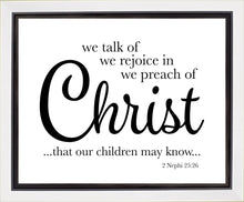Load image into Gallery viewer, We Talk of Christ Gallery Wrap
