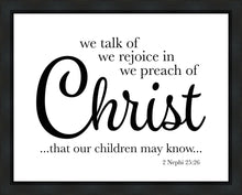 Load image into Gallery viewer, We Talk of Christ Gallery Wrap
