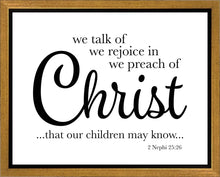 Load image into Gallery viewer, We Talk of Christ Gallery Wrap
