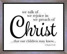Load image into Gallery viewer, We Talk of Christ Gallery Wrap
