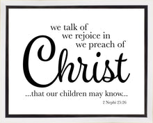 Load image into Gallery viewer, We Talk of Christ Gallery Wrap
