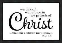 Load image into Gallery viewer, We Talk of Christ Gallery Wrap
