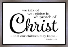 Load image into Gallery viewer, We Talk of Christ Gallery Wrap

