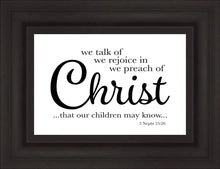 Load image into Gallery viewer, We Talk of Christ
