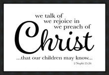 Load image into Gallery viewer, We Talk of Christ Gallery Wrap

