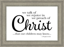 Load image into Gallery viewer, We Talk of Christ

