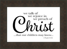Load image into Gallery viewer, We Talk of Christ
