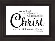 Load image into Gallery viewer, We Talk of Christ
