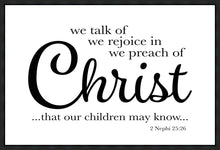Load image into Gallery viewer, We Talk of Christ Gallery Wrap
