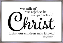 Load image into Gallery viewer, We Talk of Christ Gallery Wrap
