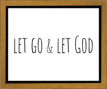 Load image into Gallery viewer, Let Go and Let God Gallery Wrap
