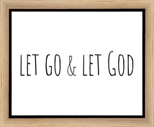 Load image into Gallery viewer, Let Go and Let God Gallery Wrap
