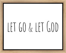 Load image into Gallery viewer, Let Go and Let God Gallery Wrap
