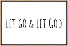 Load image into Gallery viewer, Let Go and Let God Gallery Wrap
