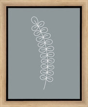 Load image into Gallery viewer, Minimalist Stem Blue Gallery Wrap
