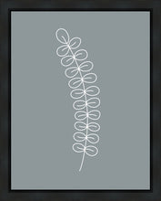 Load image into Gallery viewer, Minimalist Stem Blue Gallery Wrap
