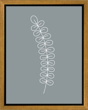 Load image into Gallery viewer, Minimalist Stem Blue Gallery Wrap
