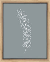 Load image into Gallery viewer, Minimalist Stem Blue Gallery Wrap
