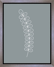 Load image into Gallery viewer, Minimalist Stem Blue Gallery Wrap

