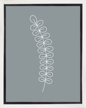 Load image into Gallery viewer, Minimalist Stem Blue Gallery Wrap
