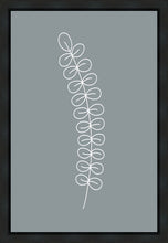Load image into Gallery viewer, Minimalist Stem Blue Gallery Wrap
