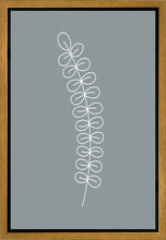 Load image into Gallery viewer, Minimalist Stem Blue Gallery Wrap
