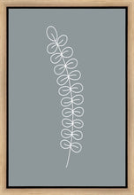 Load image into Gallery viewer, Minimalist Stem Blue Gallery Wrap
